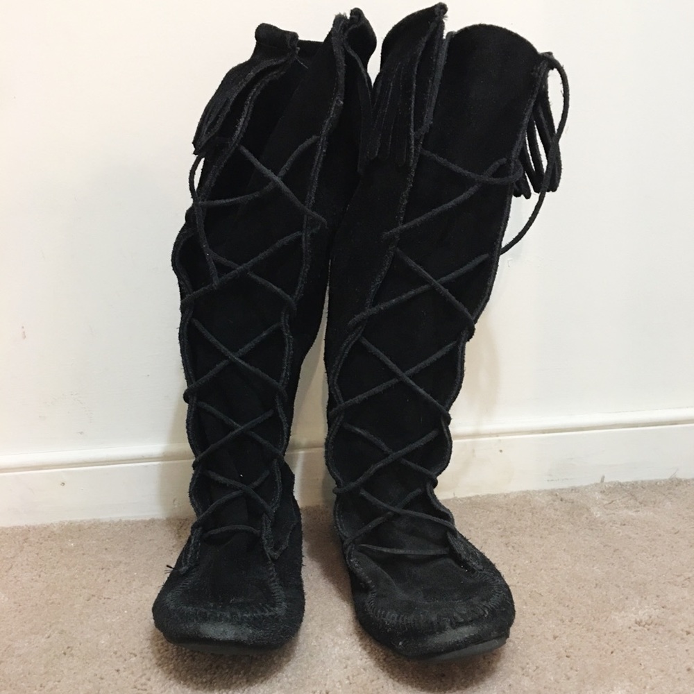 Minnetonka Knee-High Moccasins